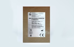 Lignina, wata celulozowa higieniczna w arkuszach 5 kg