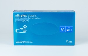 Rękawice jednorazowe nitrylowe – NITRYLEX CLASSIC - rozmiar M
