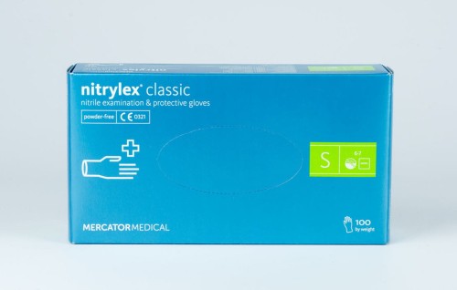 Rękawice jednorazowe nitrylowe – NITRYLEX CLASSIC - rozmiar S