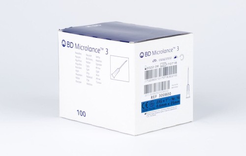 Igły iniekcyjne jednorazowe BD Microlance 3 - rozmiar 0,6x25