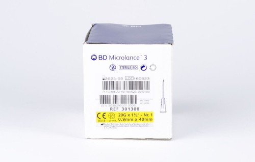 Igły iniekcyjne jednorazowe BD Microlance 3 - rozmiar 0,9x40