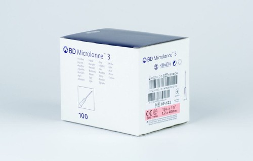 Igły iniekcyjne jednorazowe BD Microlance 3 - rozmiar 1,2x40