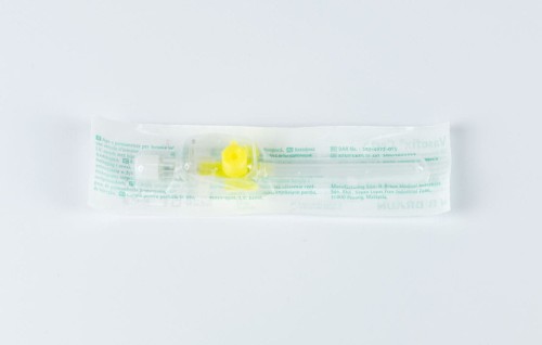 Kaniula Vasofix Certo - 0.7x19 mm żółta